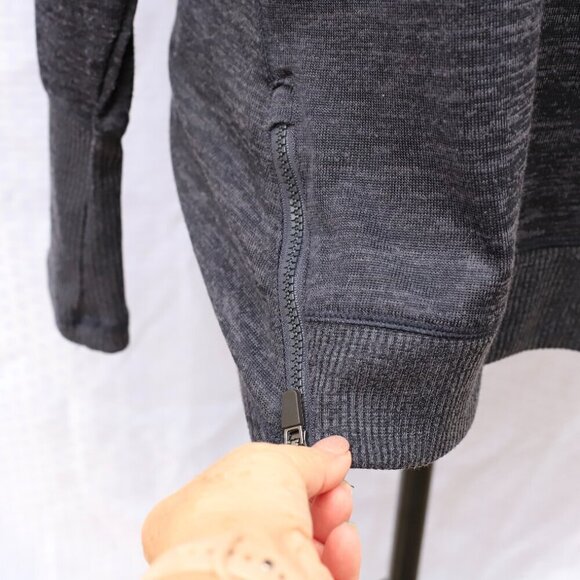 Active Life Size XL grey front side zip long sleeve jersey/sweatshirt - Picture 3 of 12